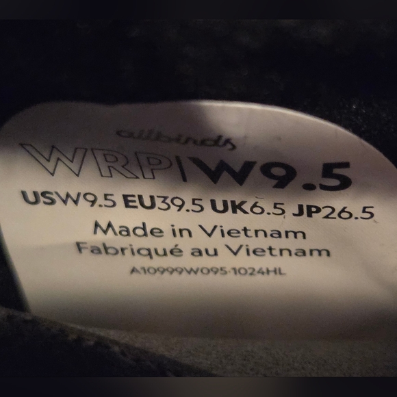 Allbirds Black and White Runner Protect Sneakers - Picture 6 of 7